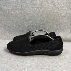 Skechers Womens Shoes‎ Size 10 Black Relaxed Fit Raggae Fest Willow Slip On 4924